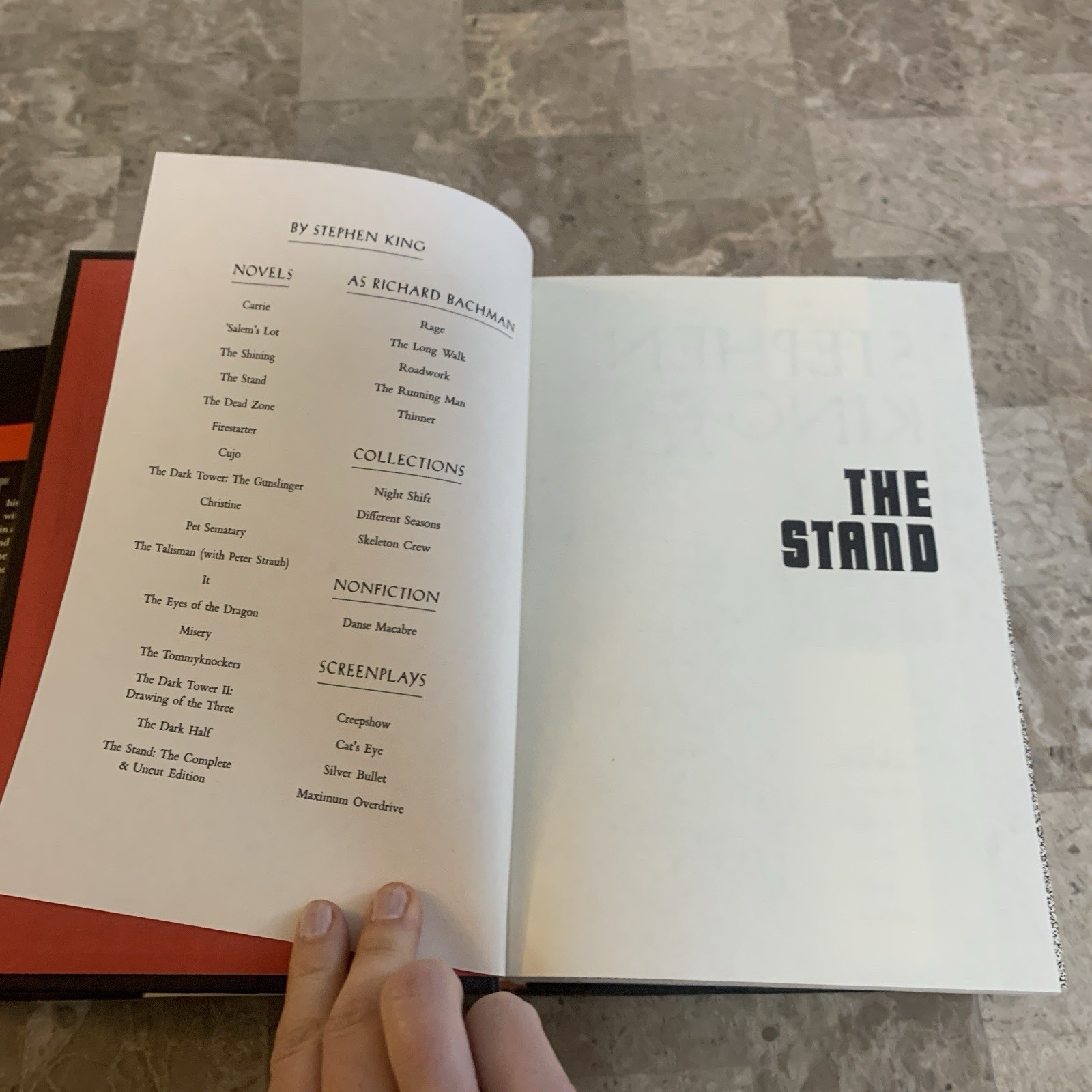 Stephen King The Stand For the First Time Complete & Uncut First Edition HCDJ!