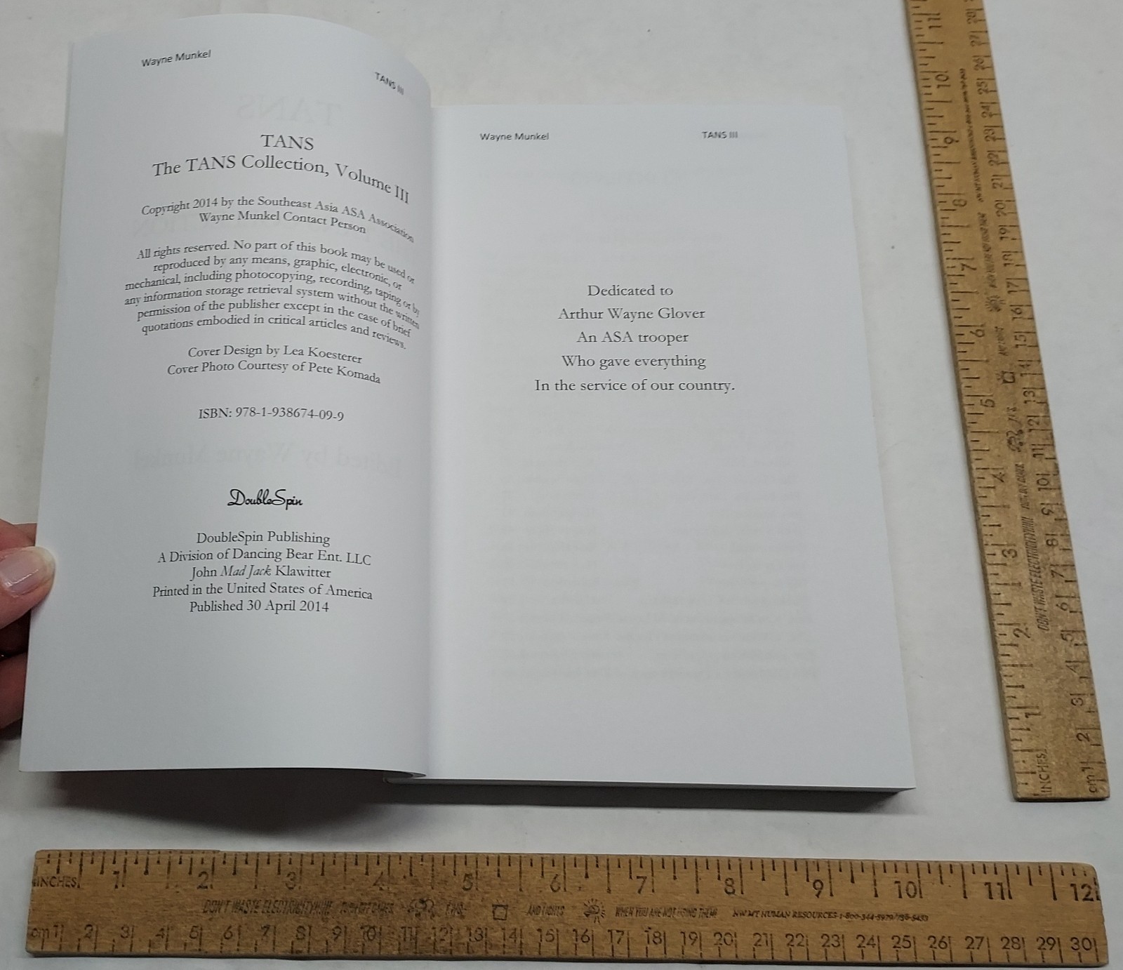 TANS – The TANS Collection – Volume III – You Called. We Went – ASA – pb BOOK