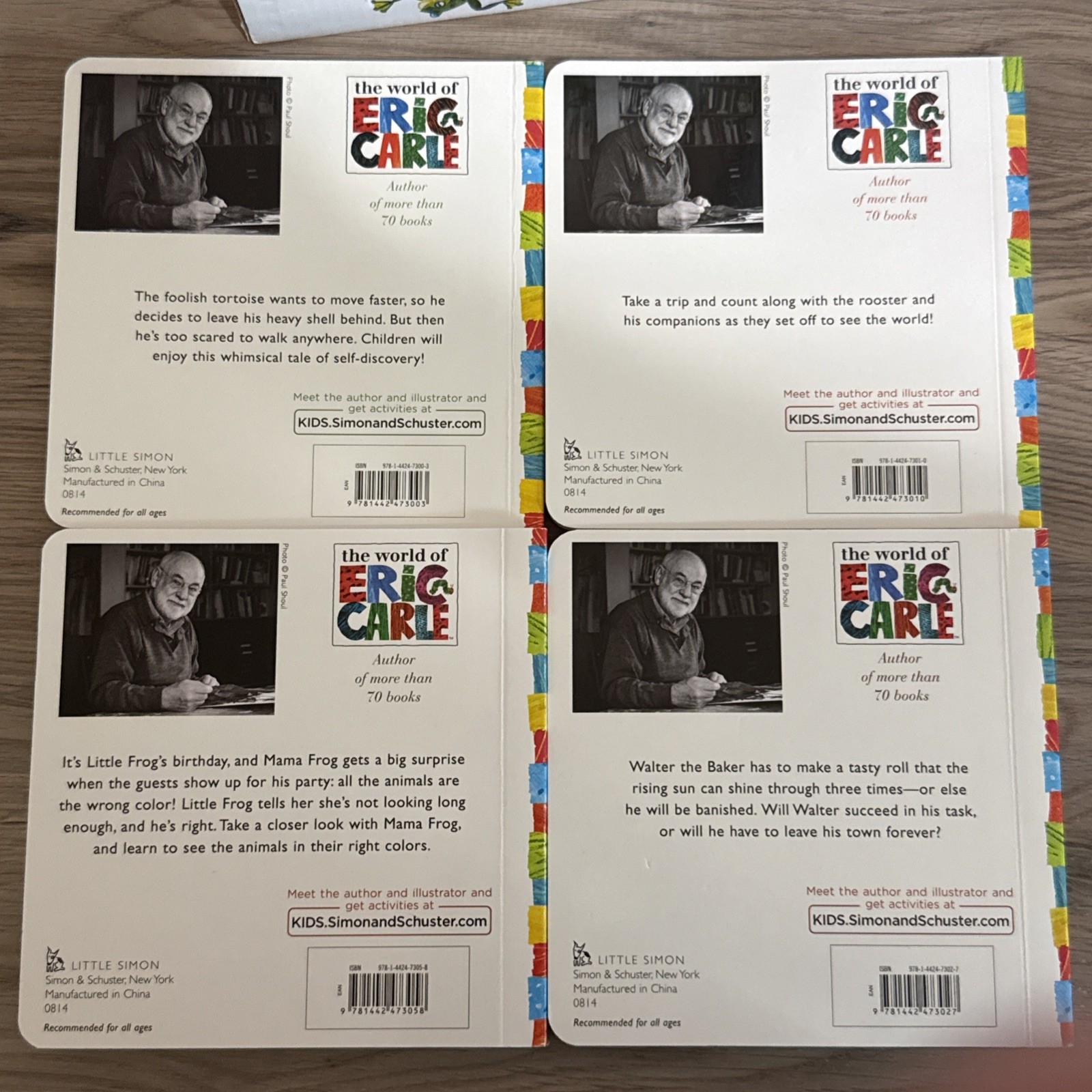 Eric Carle Library Featuring 8 Eight Classic Hardcover Board Books Box Set