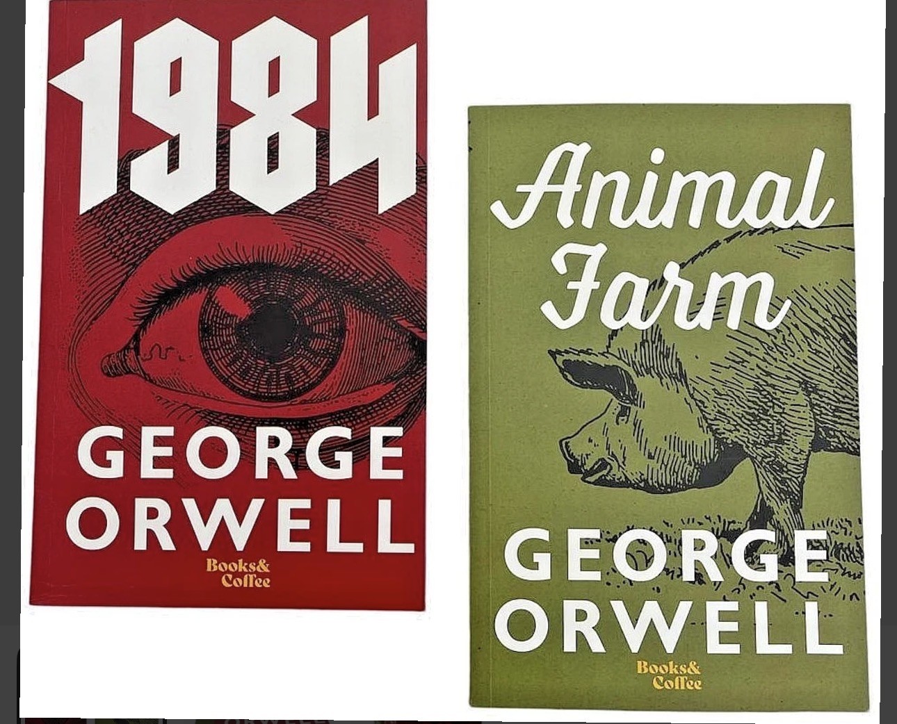 1984 & Animal Farm (Set of 2 Books) by George Orwell -NEW