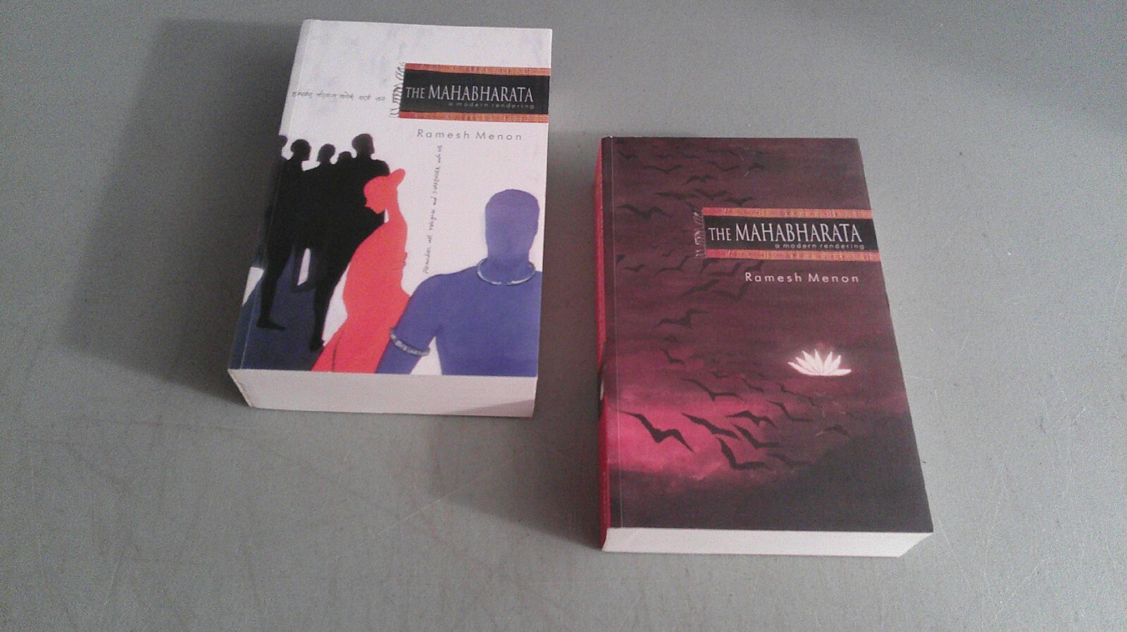 The Mahabharata by Ramesh Menon Vol. 1 & 2 Paperback