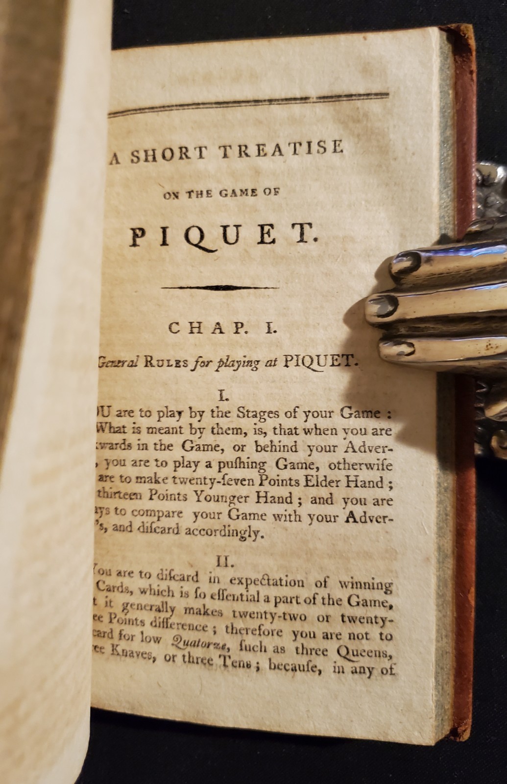 1700’s RARE BOOK Mr. Hoyle’s Games of Whist, Quadrille, Piquet Chess Back-Gammon