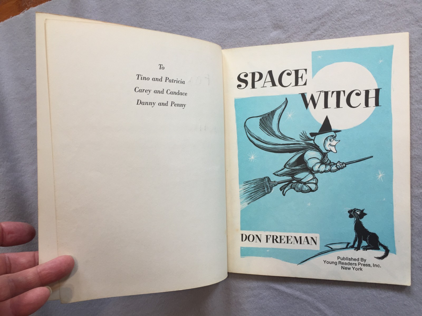 Space Witch By Don Freeman Softcover Book 1973 Children Halloween Simon Schuster