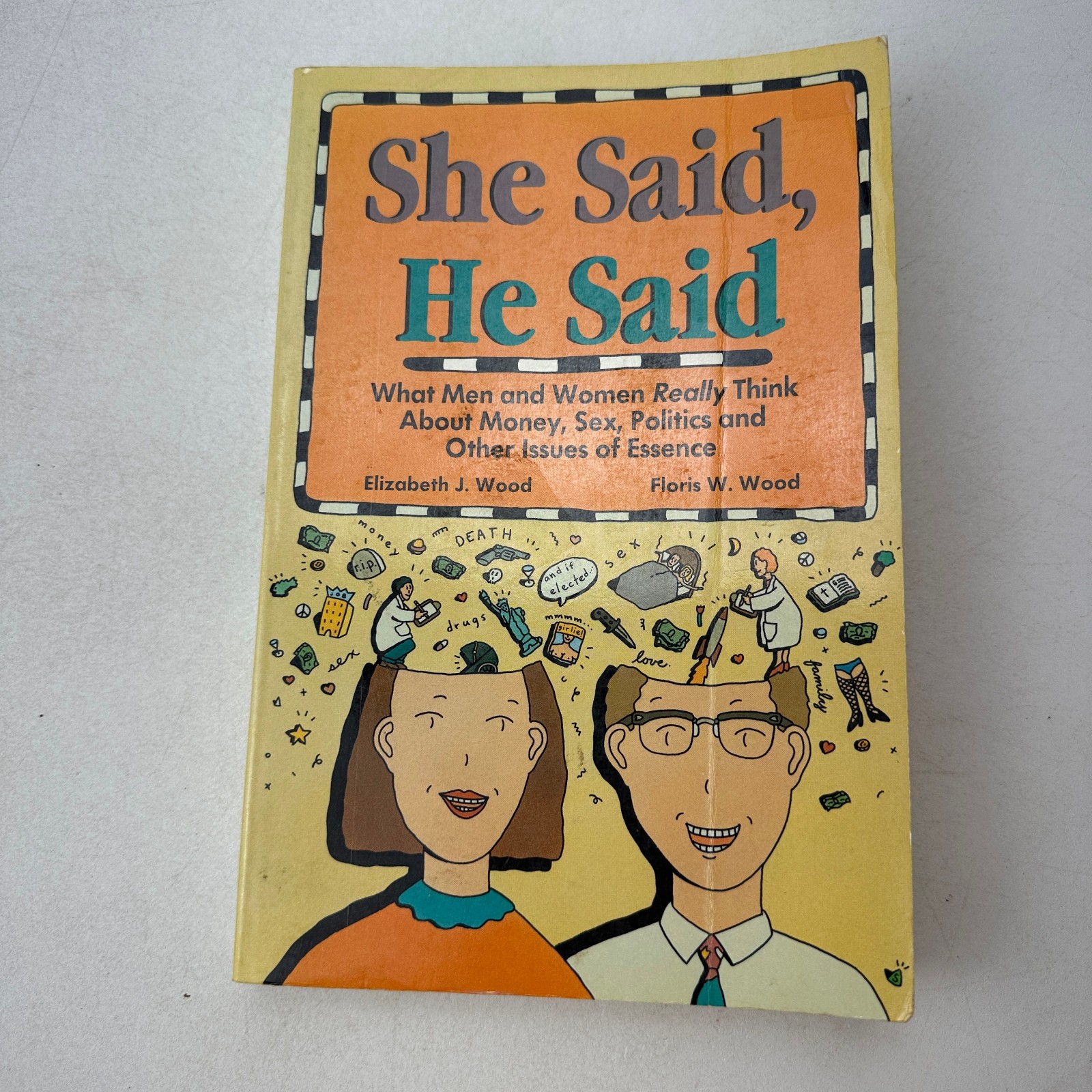 She Said, He Said What Women Men Think Sex Money… Elizabeth Floris Wood 1992