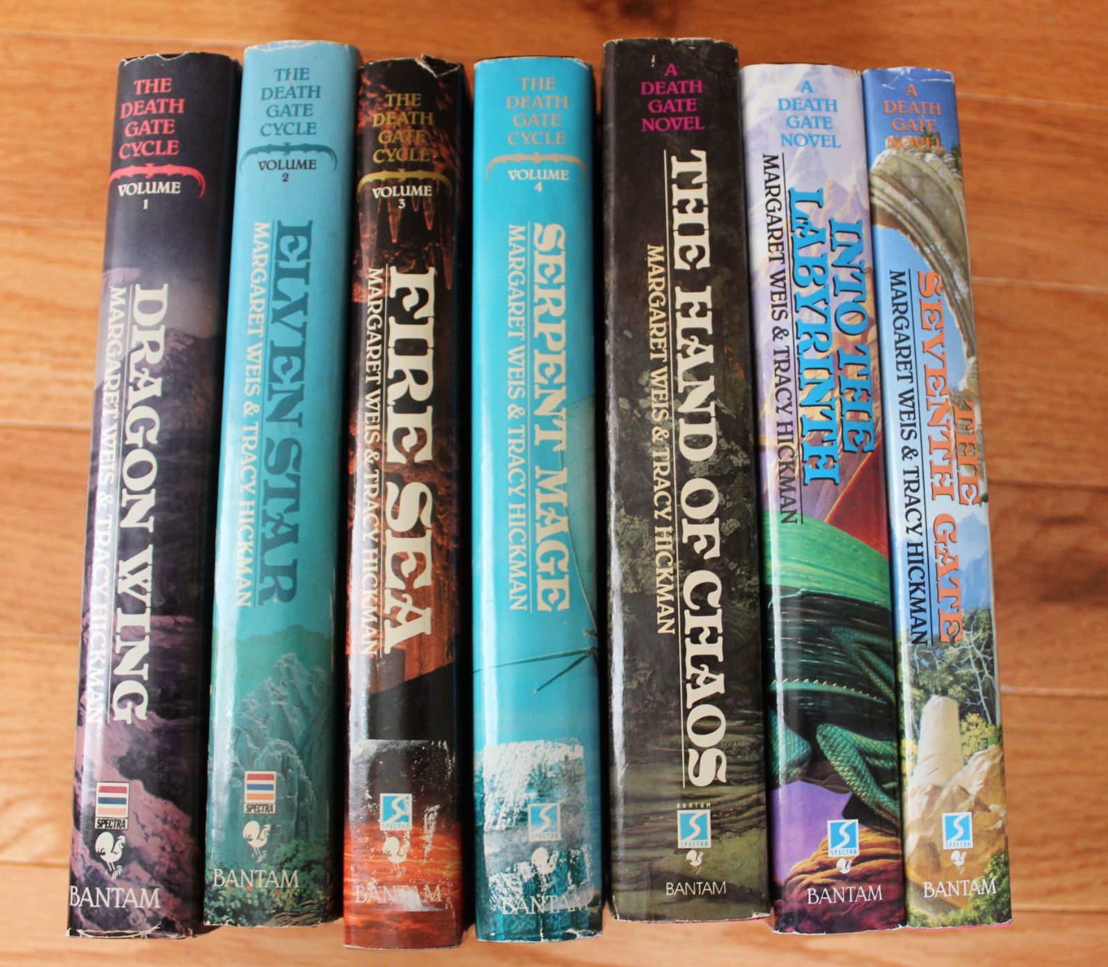 Complete Death Gate Cycle in BCE hardcovers by Margaret Weis & Tracy Hickman