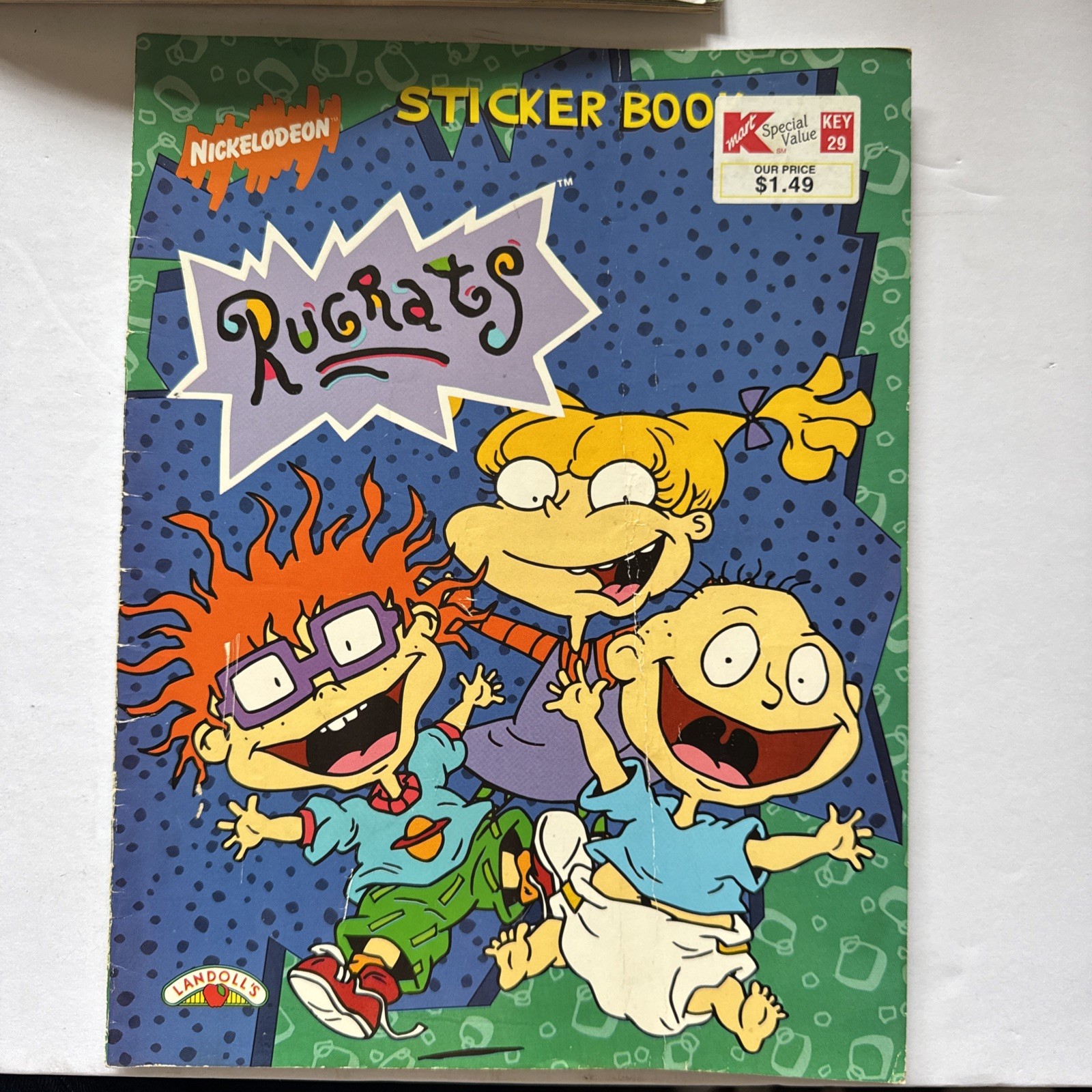 Nickelodeon RUGRATS Sticker and Coloring Book 16 PAGES/STICKERS 1997 Vintage