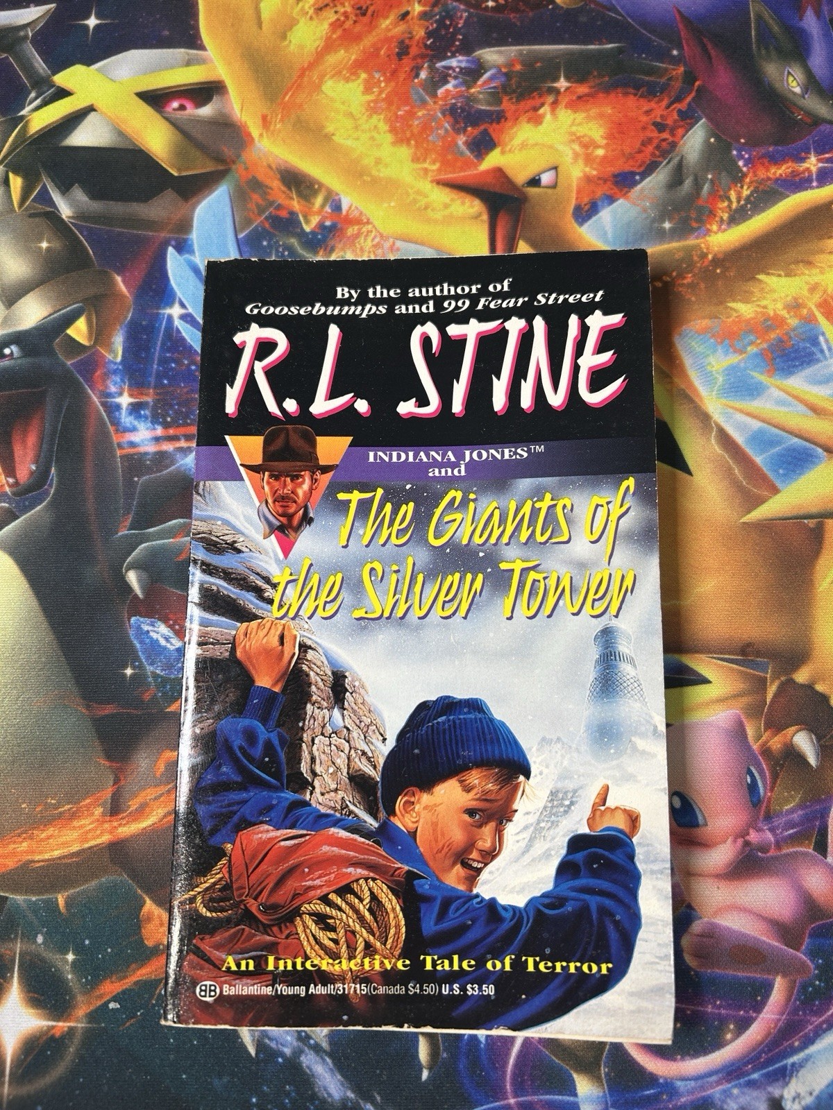 Indiana Jones and the Giants of Silver Tower by Stine, R. L. Fast Free Shipping