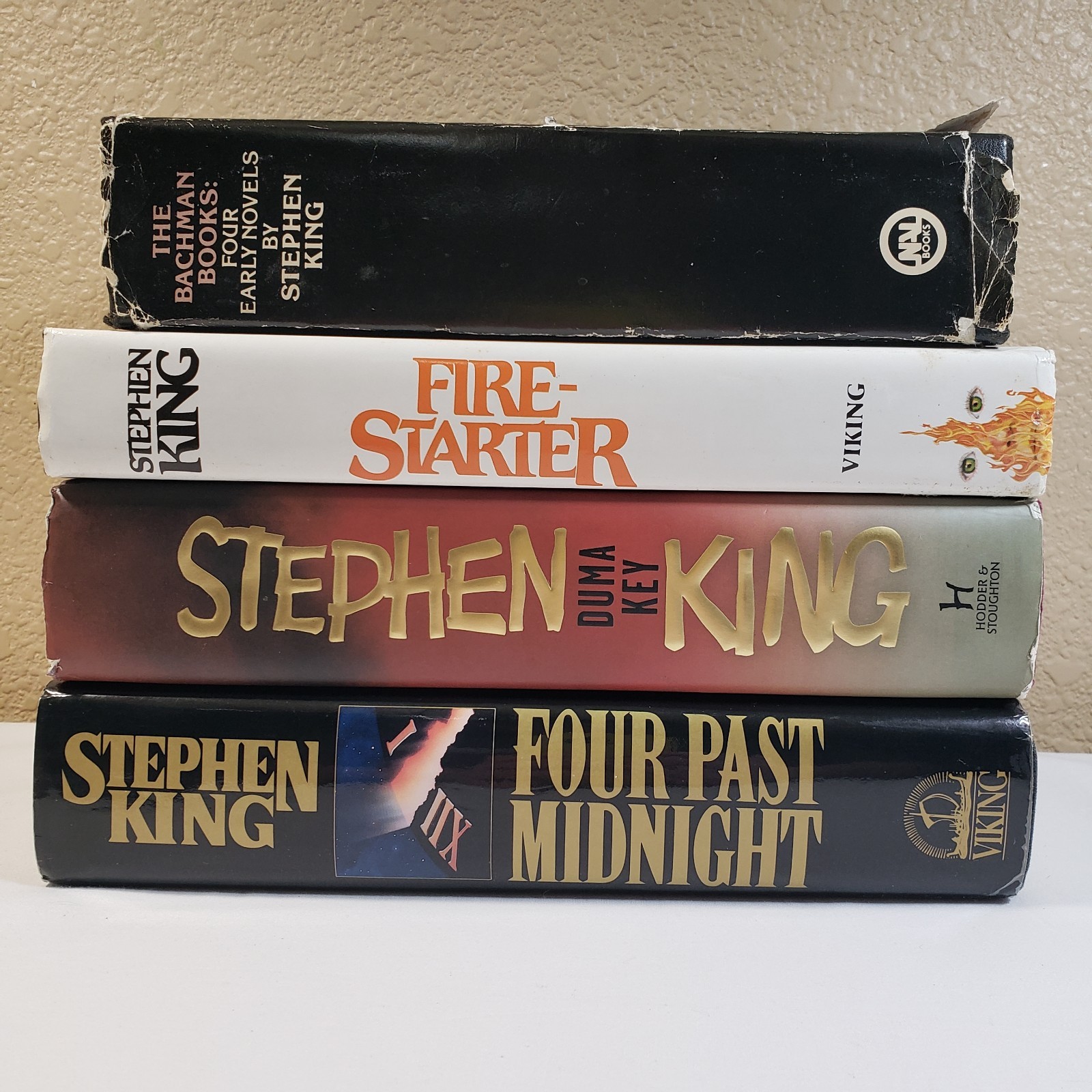 Stephen King Books. Bachman Books Fire Starter Duma Key Four Past Midnight READ
