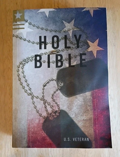 Holy Bible US Veteran Extra Large Print KJV Armed Services Ministry- Good
