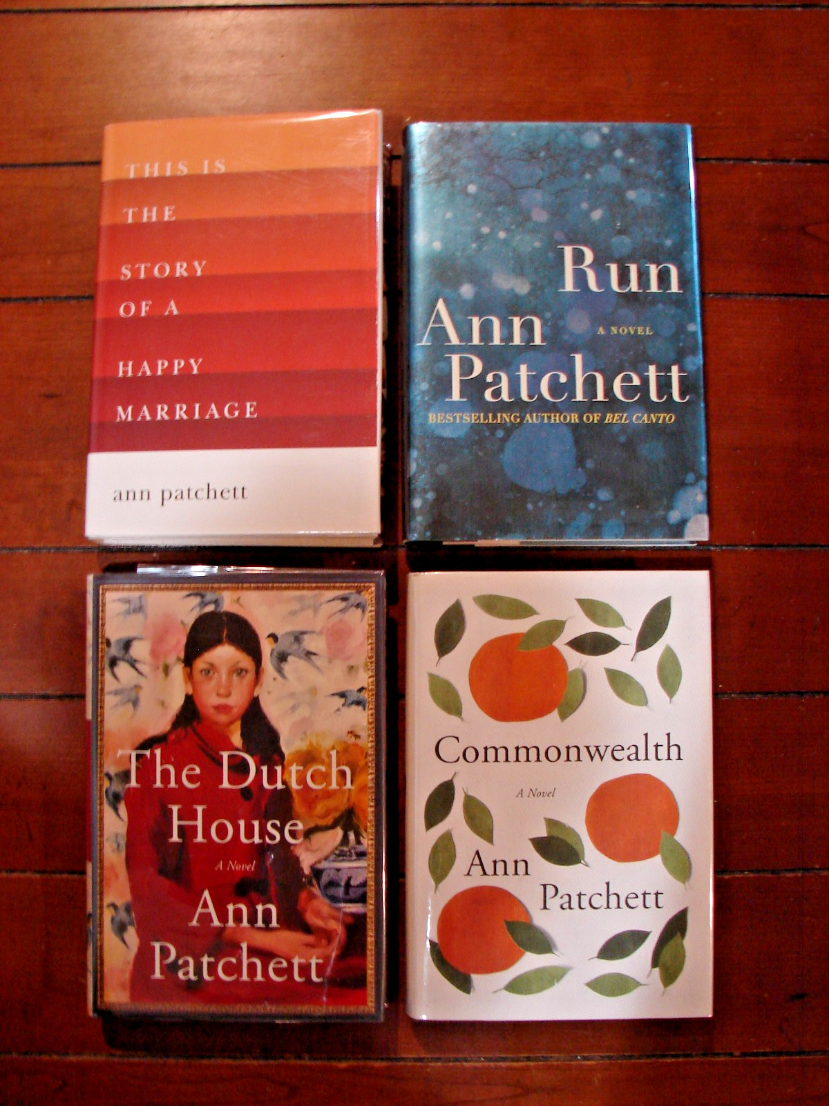 4 SIGNED Ann Patchett hardcovers Dutch House Run Commonwealth Happy Marriage