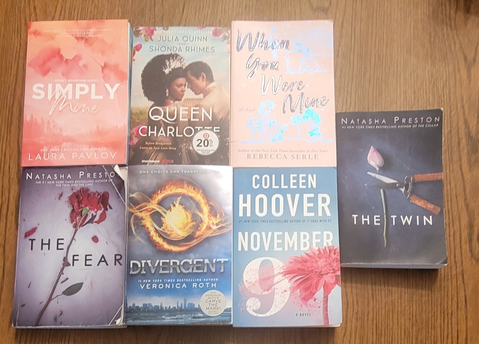 Lot of 7 books best sellers
