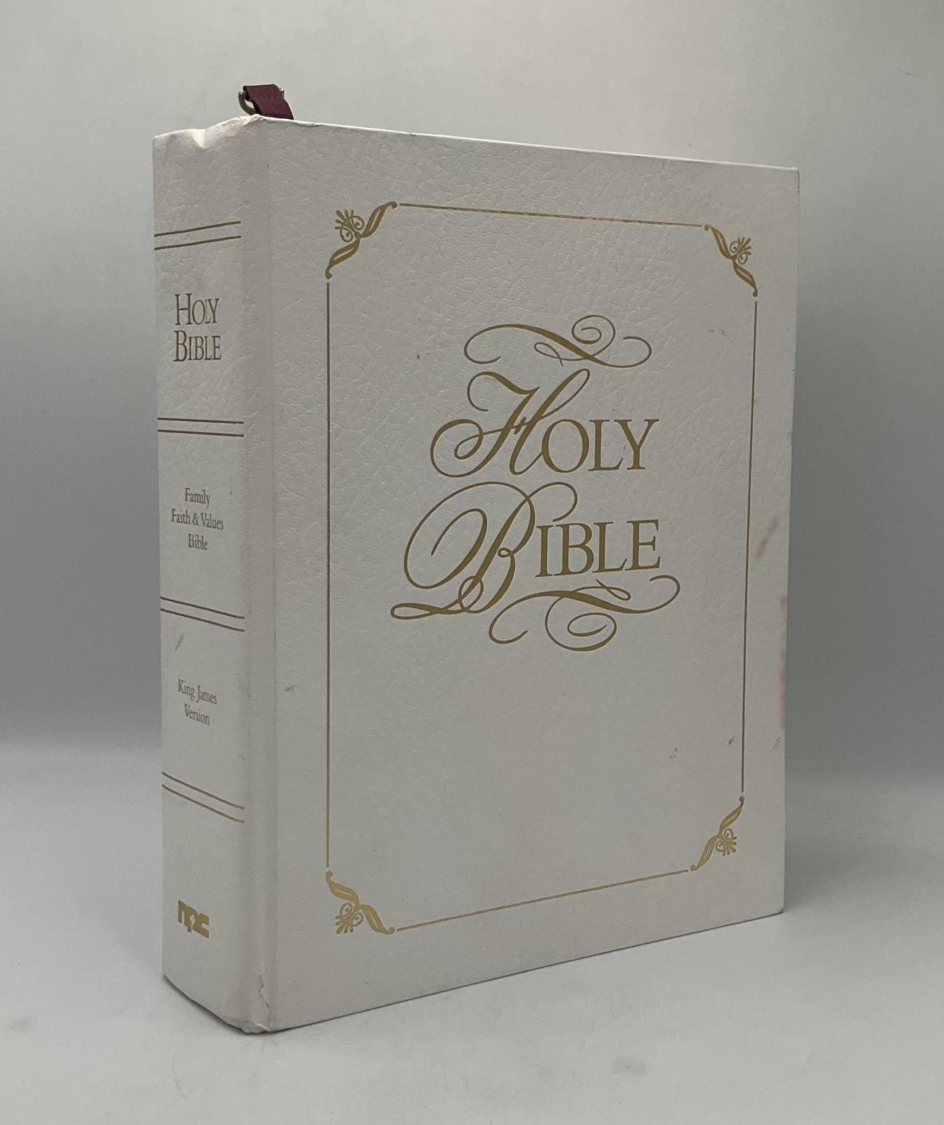 Holy Bible King James NYC White Hardcover Family Faith & Values Bible US