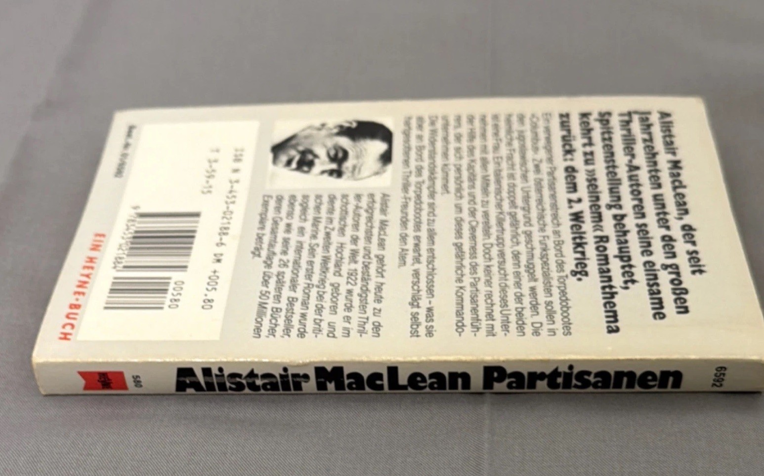Alistair MacLean Partisanen Paperback Wilhelm Heyne 4. Auflage 1987 WWII German