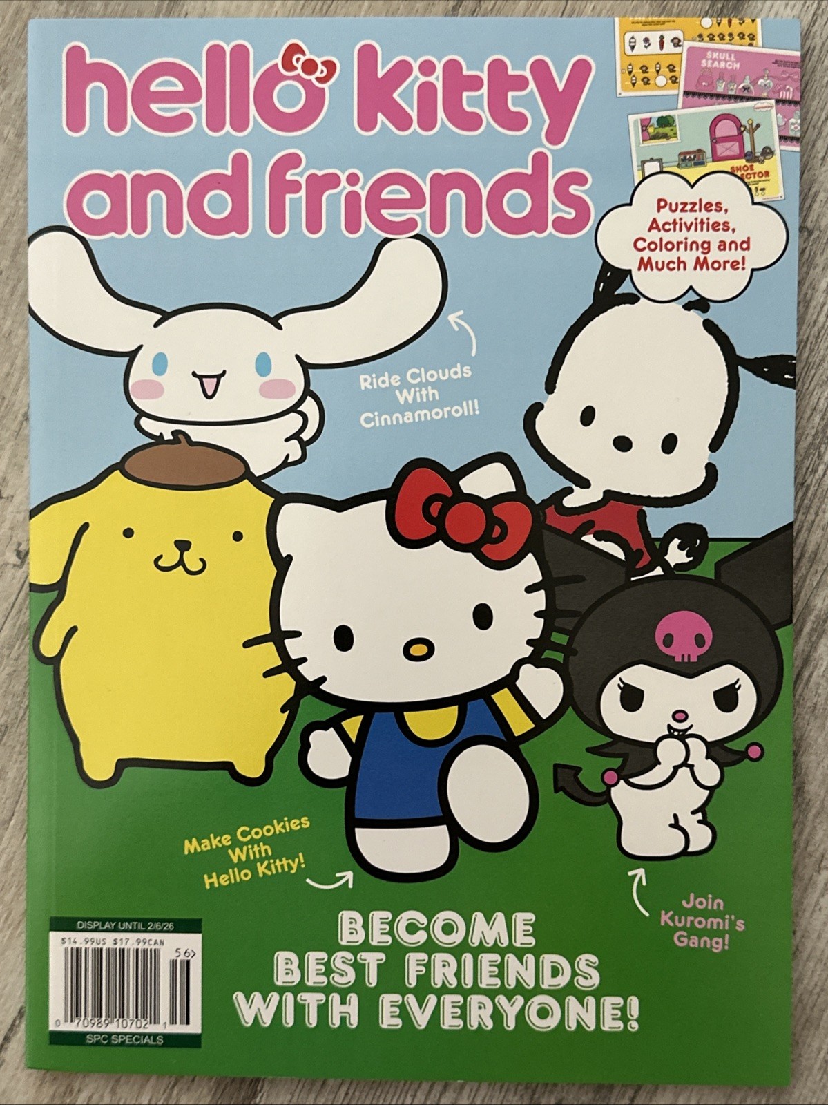 Hello Kitty and Friends Magazine BECOME BEST FRIENDS WITH EVERYONE