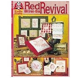 Red Revival: 66 Iron Ons (Design Originals Can Do Crafts) by Cheryl Haynes, Very