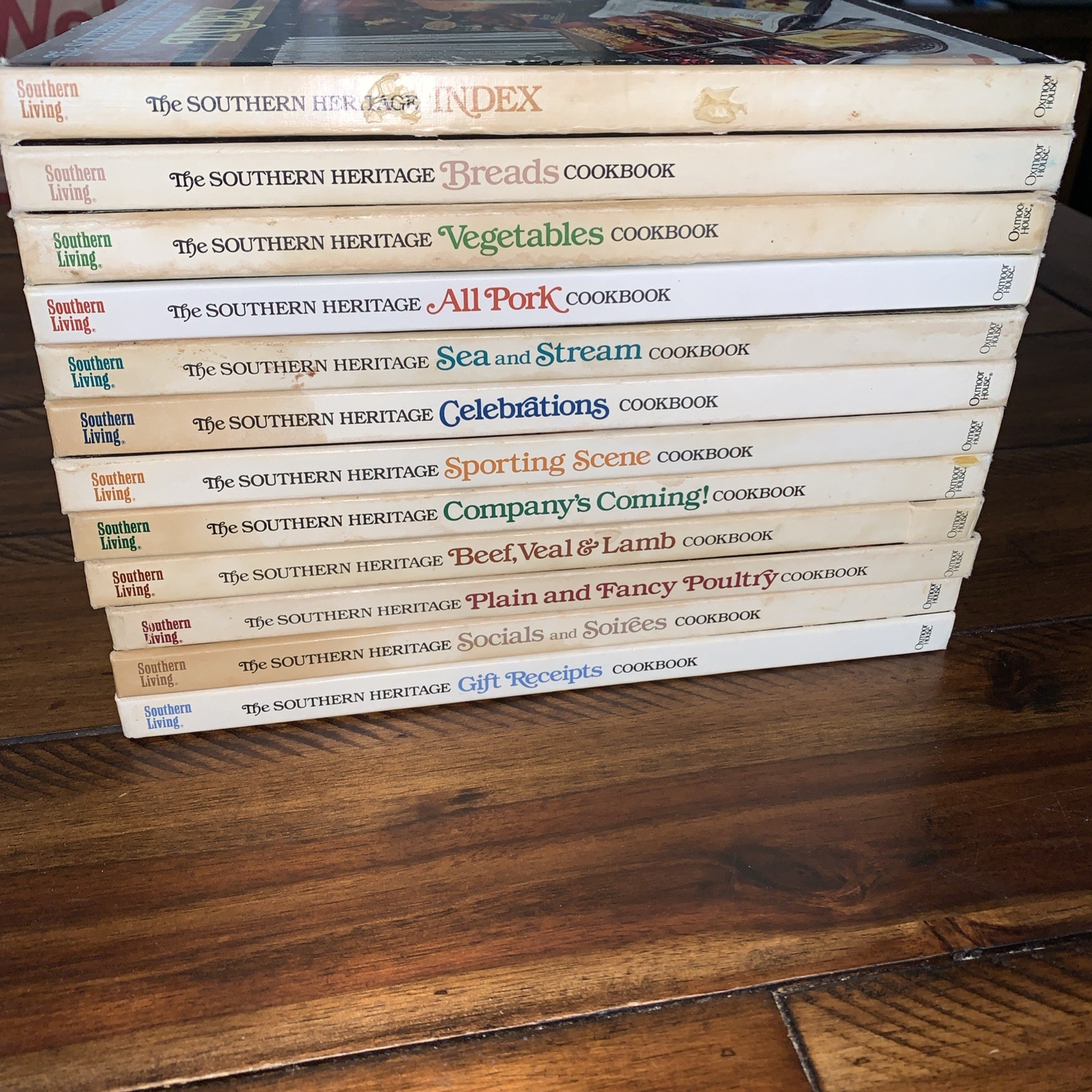 The Southern Heritage Cookbook Lot 12 Cookbooks, Southern Living Includes Index