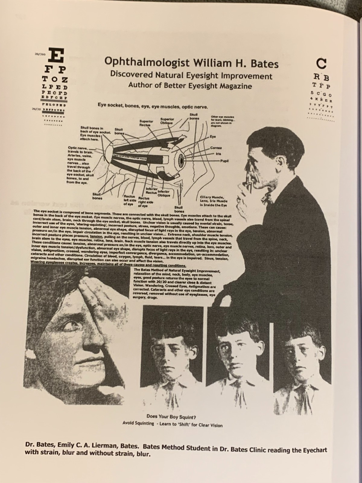 Better Eyesight Magazine Original Antique Pages~~W. Bates (2020 Illustrated PB)