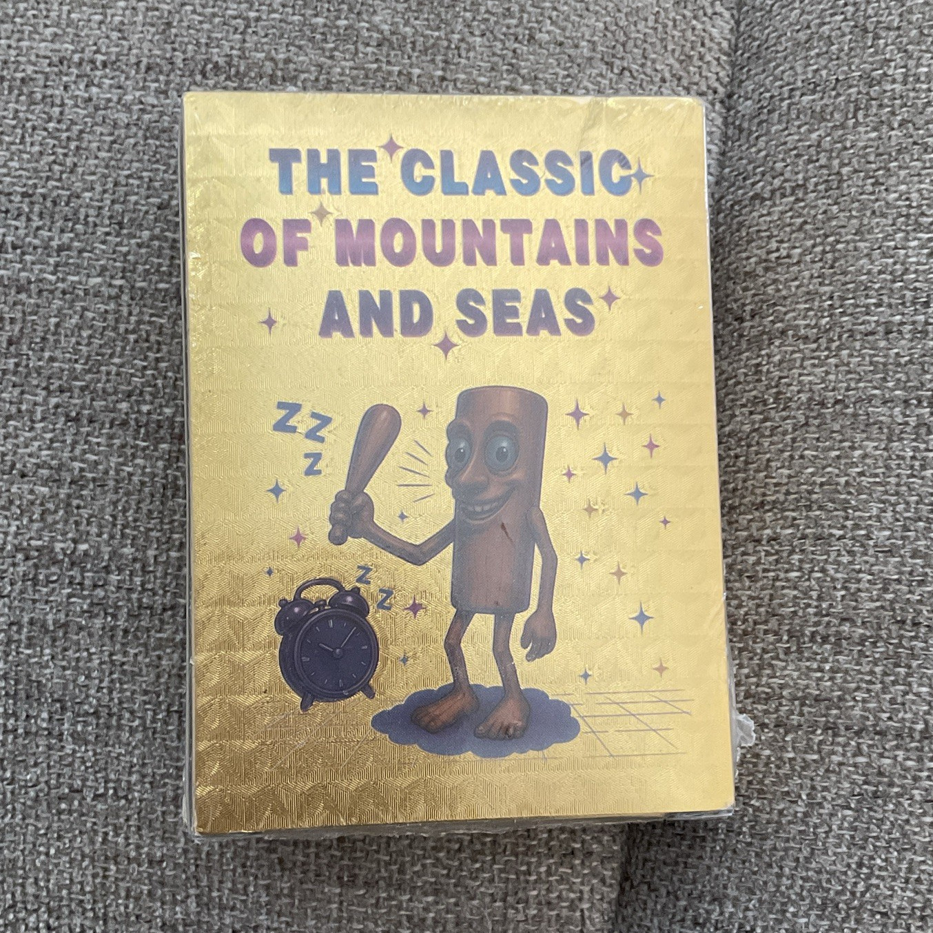 The Classic of Mountains and Seas Gold Holographic 72-Card Deck Set Boxed