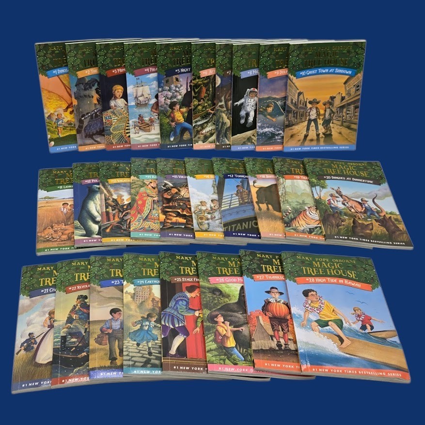 Set 4A: Magic Tree House A Library of Books 1-28 – Mary Pope Osborne Collection