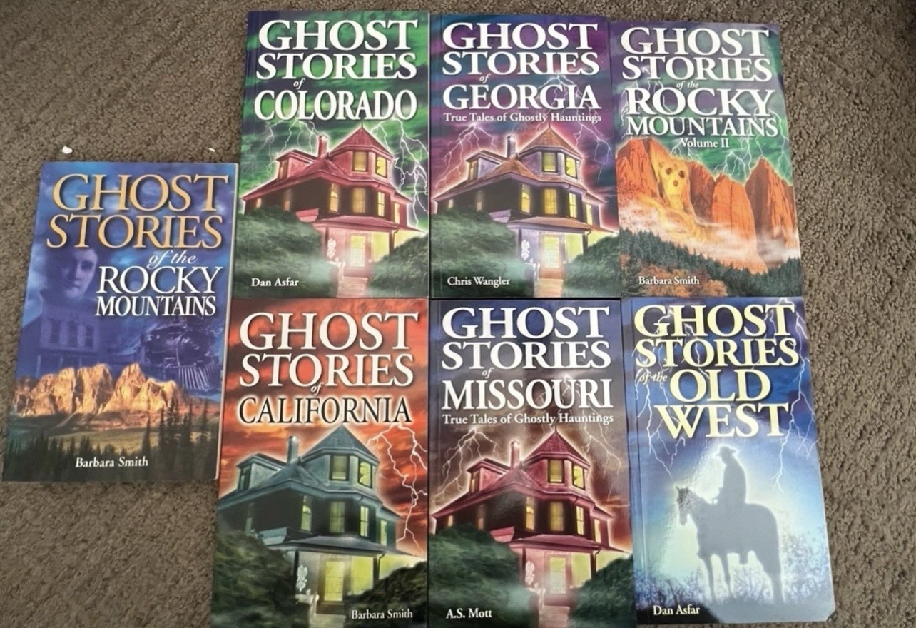 Lot of 7 Ghost Stories Paperback Books