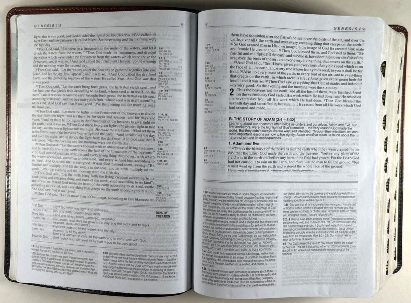 Scarce! NKJV Life Application Study Bible Brown Tan Leatherlike Indexed OOP VG+