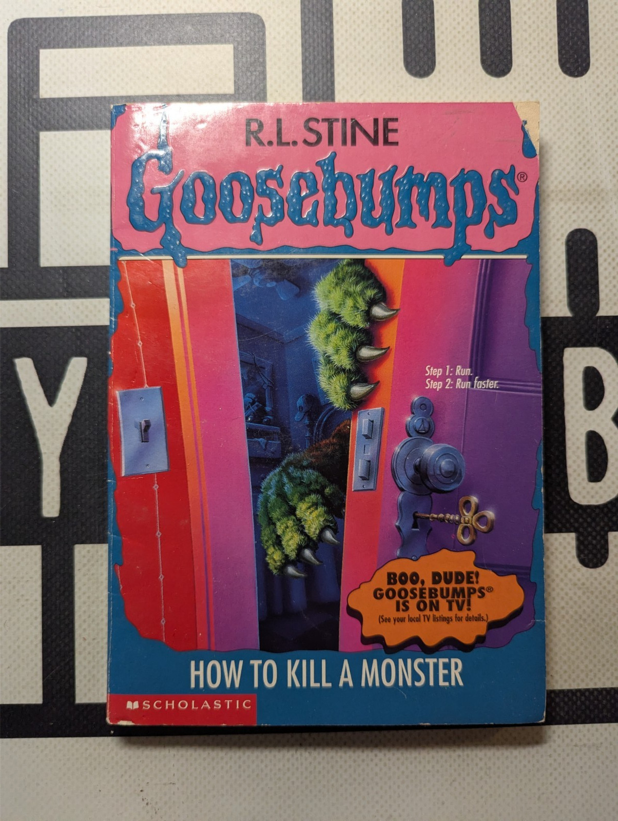 Goosebumps #46 How to Kill a Monster by R. L. Stine 1996 Paperback Vintage!