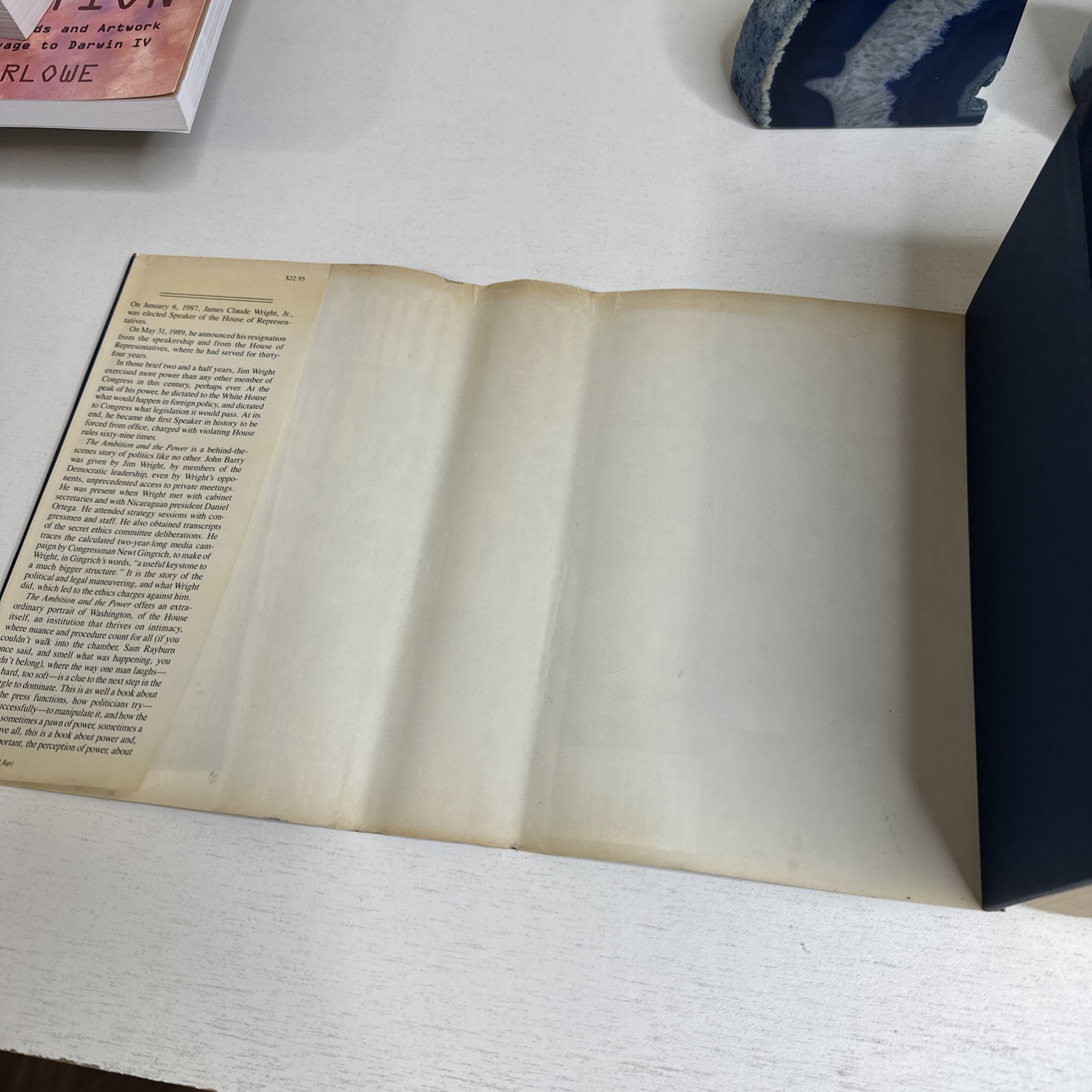 The Ambition and the Power: The – Hardcover, by Barry John M. SIGNED 1st Edition