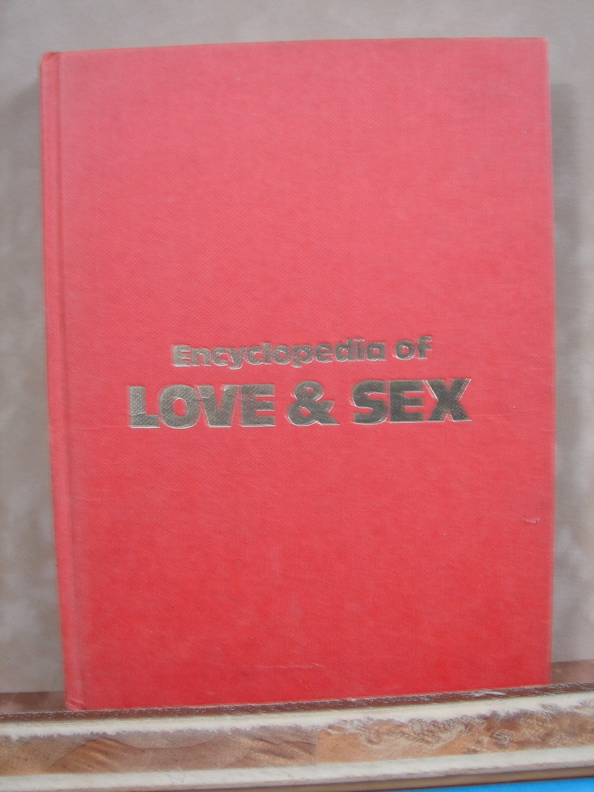 1972 vintage Encyclopedia of Love & Sex, Red Hardcover H267