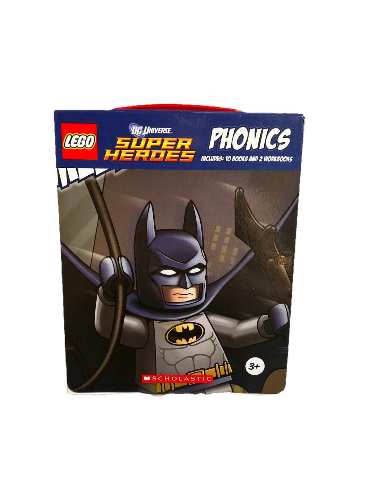 LEGO DC Super Heroes: Phonics Boxed Set 10 Books + 2 Workbooks-Complete Set