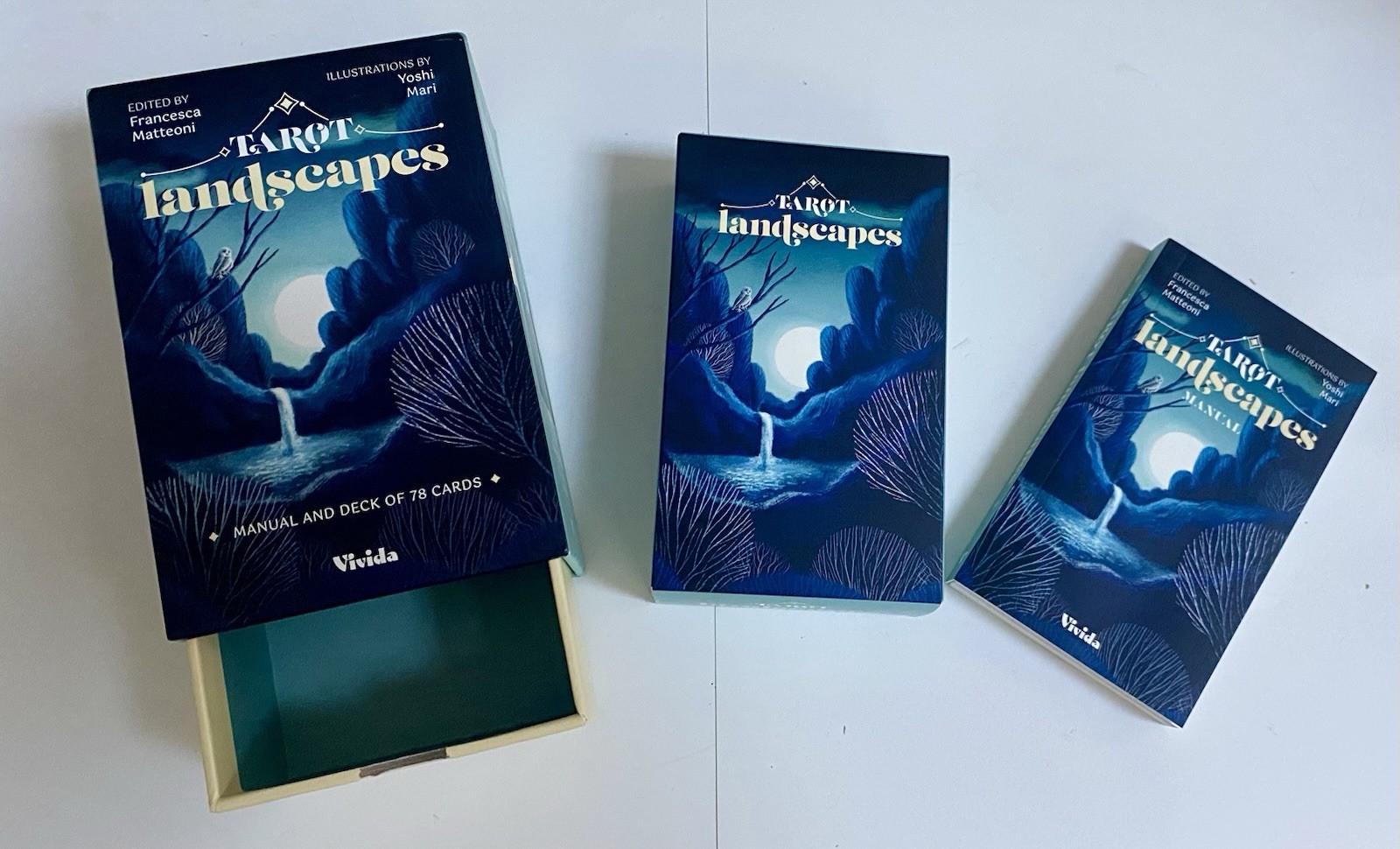 Tarot Landscapes: Manual and Deck of 78 Cards (VIVIDA) by Matteoni, Francesca