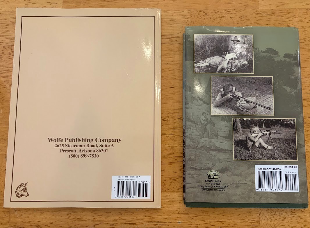 “Guns and Hunting” and “Selected Works” both by Finn Aaggard