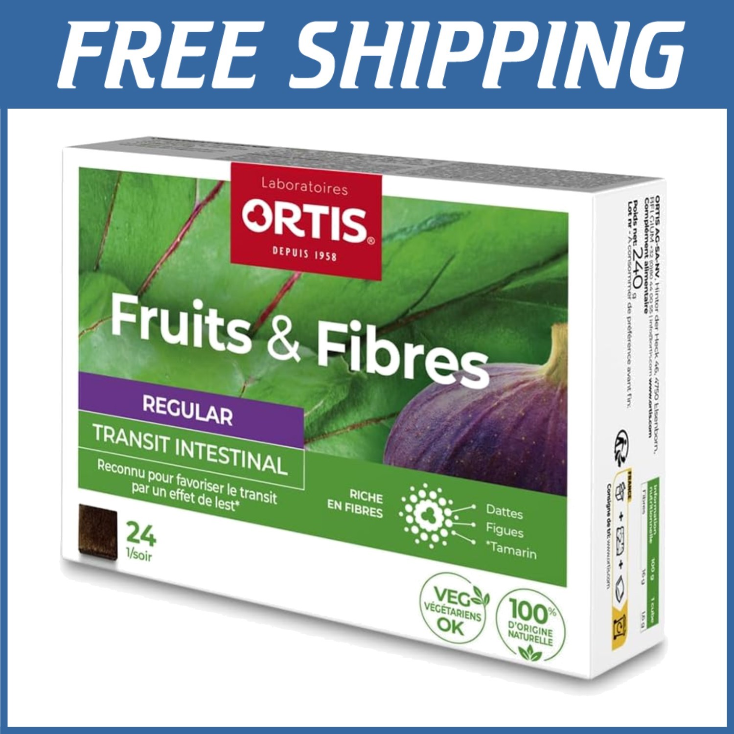 Natural Fruits & Fibres Regular – Intestinal Transit Support