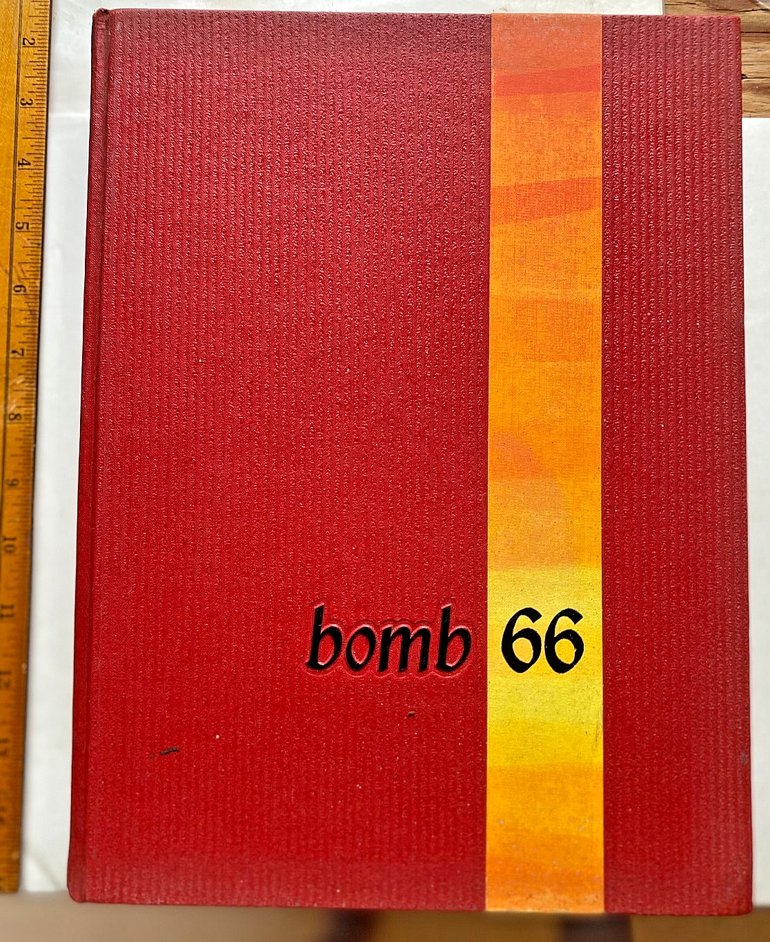Bomb 1966. Iowa State University Yearbook. 524 pages! Indexed. Well Illustrated