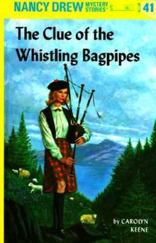Nancy Drew 41: the Clue of the Whistling Bagpipes – Hardcover – GOOD
