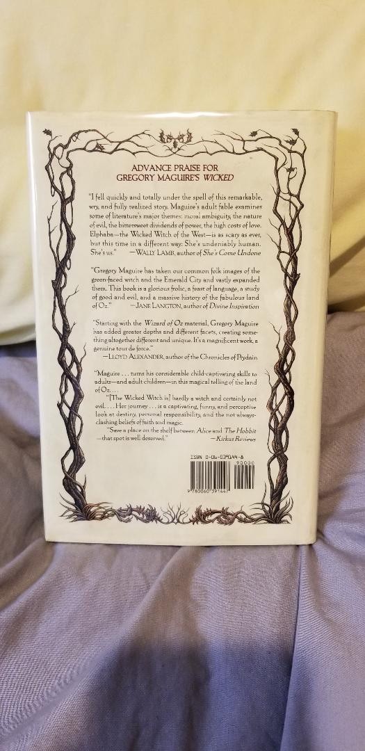 Gregory Maguire – Wicked – True First Edition / True First Printing! HB (1995)