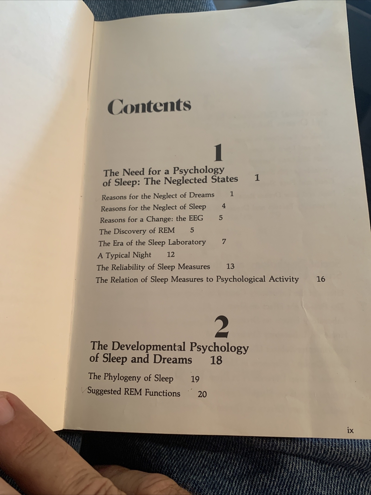 A Primer On Sleep And Dreaming Rosalind Dymond Cartwright 1978 Hardcover