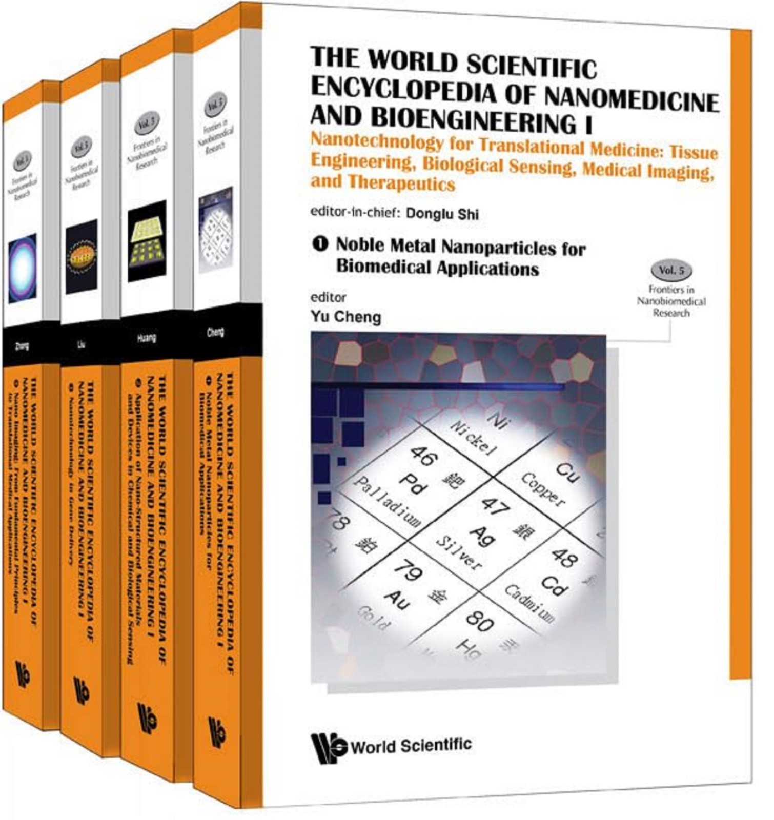 New: 4 (FOUR) VOLUMES: WORLD SCIENTIFIC ENCYCLOPEDIA OF NANOMEDICINE AND BIOENGG