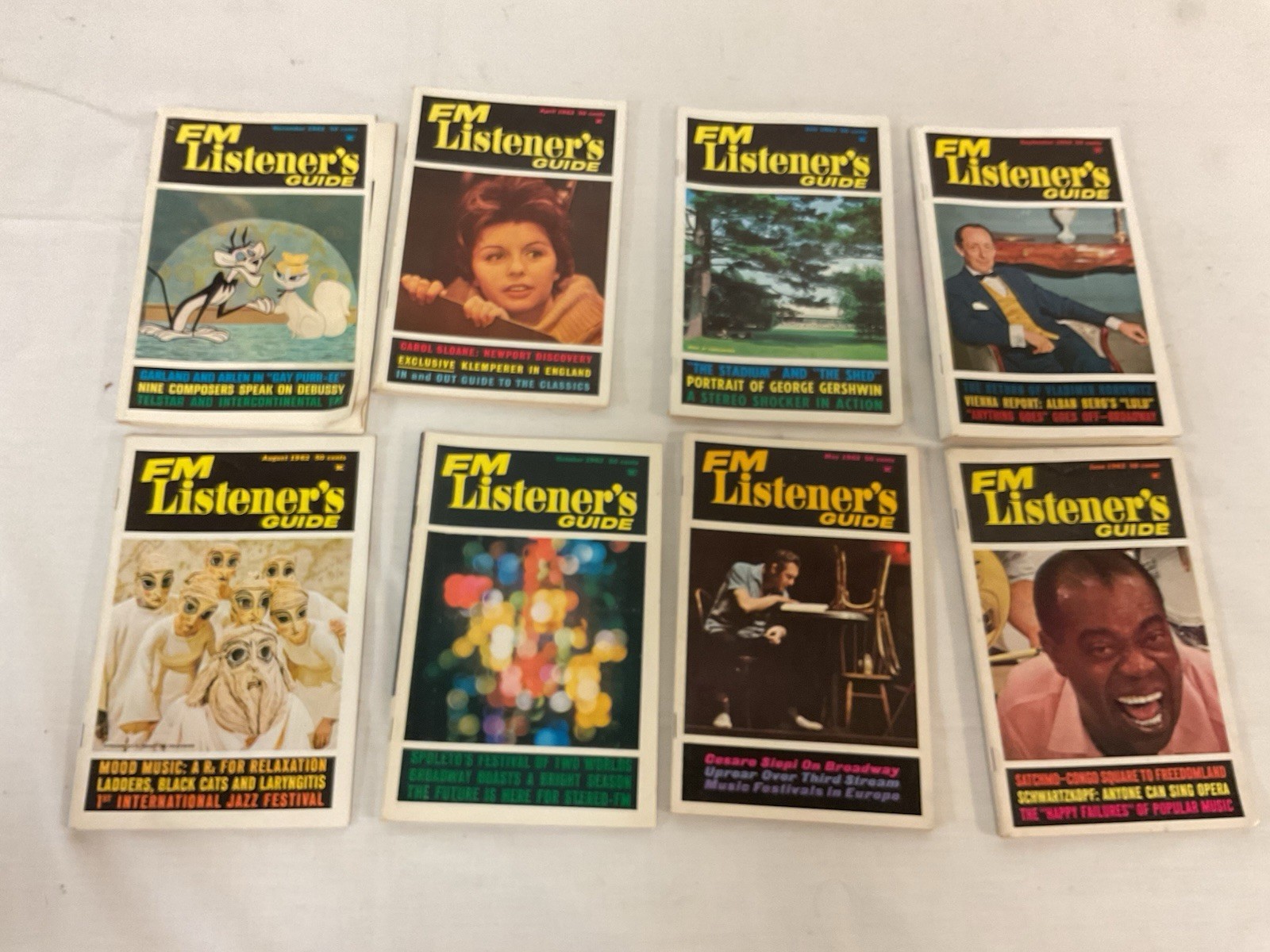 Vintage FM Listeners Guides 1962 Stereo Magazines 8