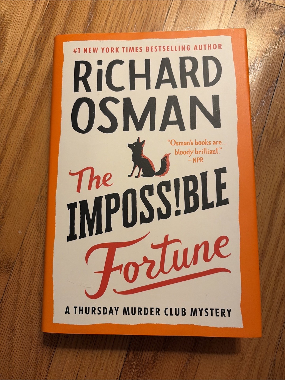 The Impossible Fortune by Richard Osman Hardcover First Edition 2025
