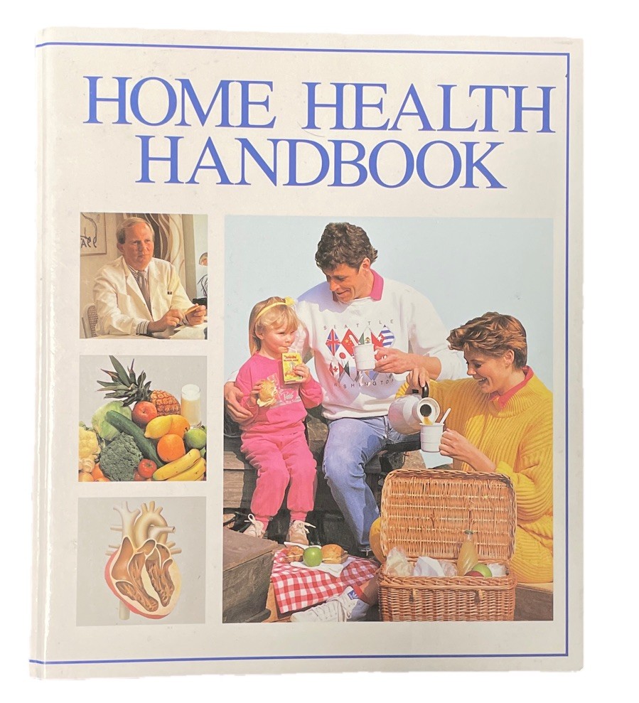 Vintage Home Health Handbook 3 Ring Binder With Valuable Resources.