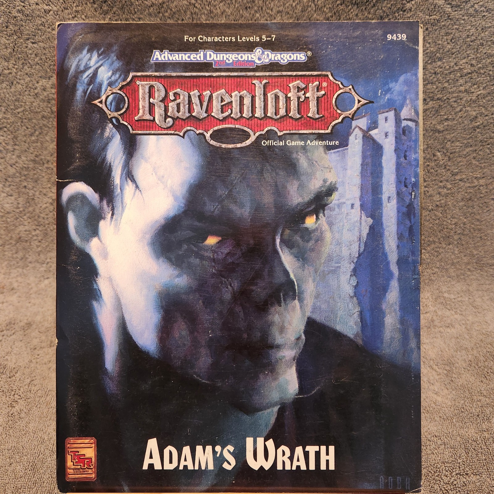 Adam’s Wrath Ravenloft #9436 AD&D Advanced Dungeons and Dragons – with map