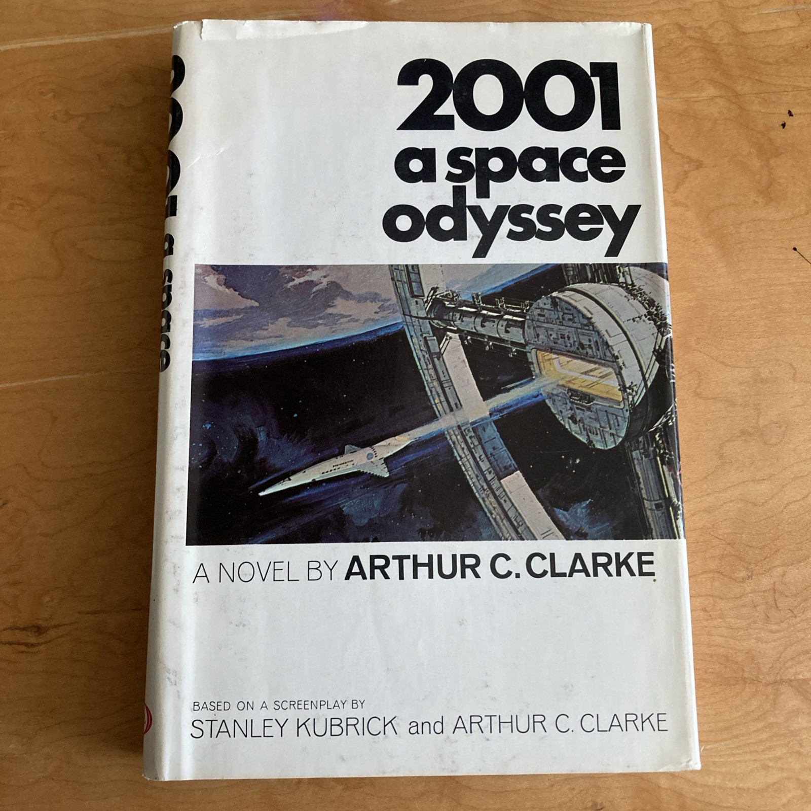 2001 A Space Odyssey Arthur C Clarke Hardcover DC Sci Fi Kubrick Book 1968