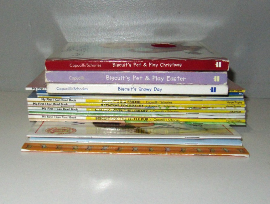 Lot of 18 Biscuit the puppy books by Alyssa Satin Capucilli & Pat Schories