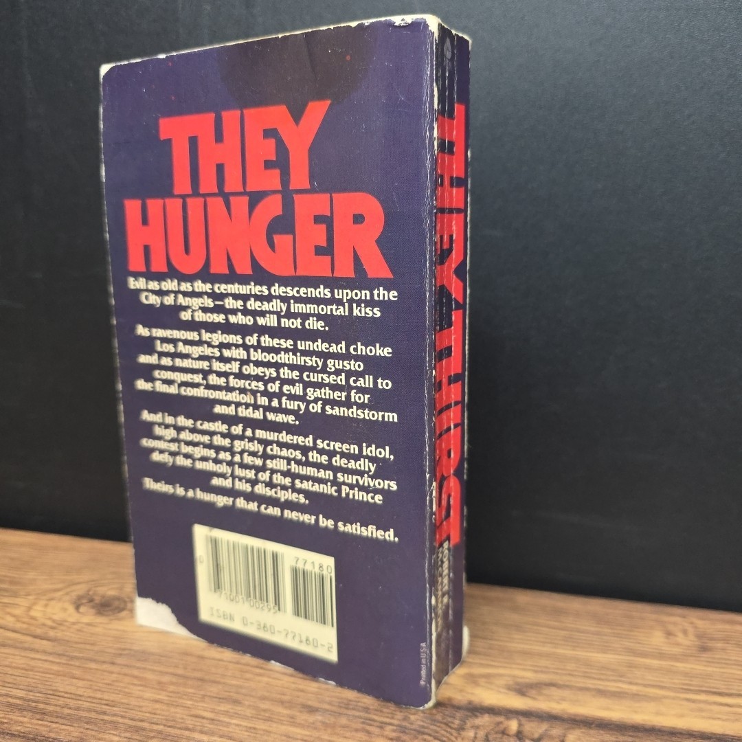 They Thirst by Robert R. McCammon ~ 1981 1st Avon Printing Paperback