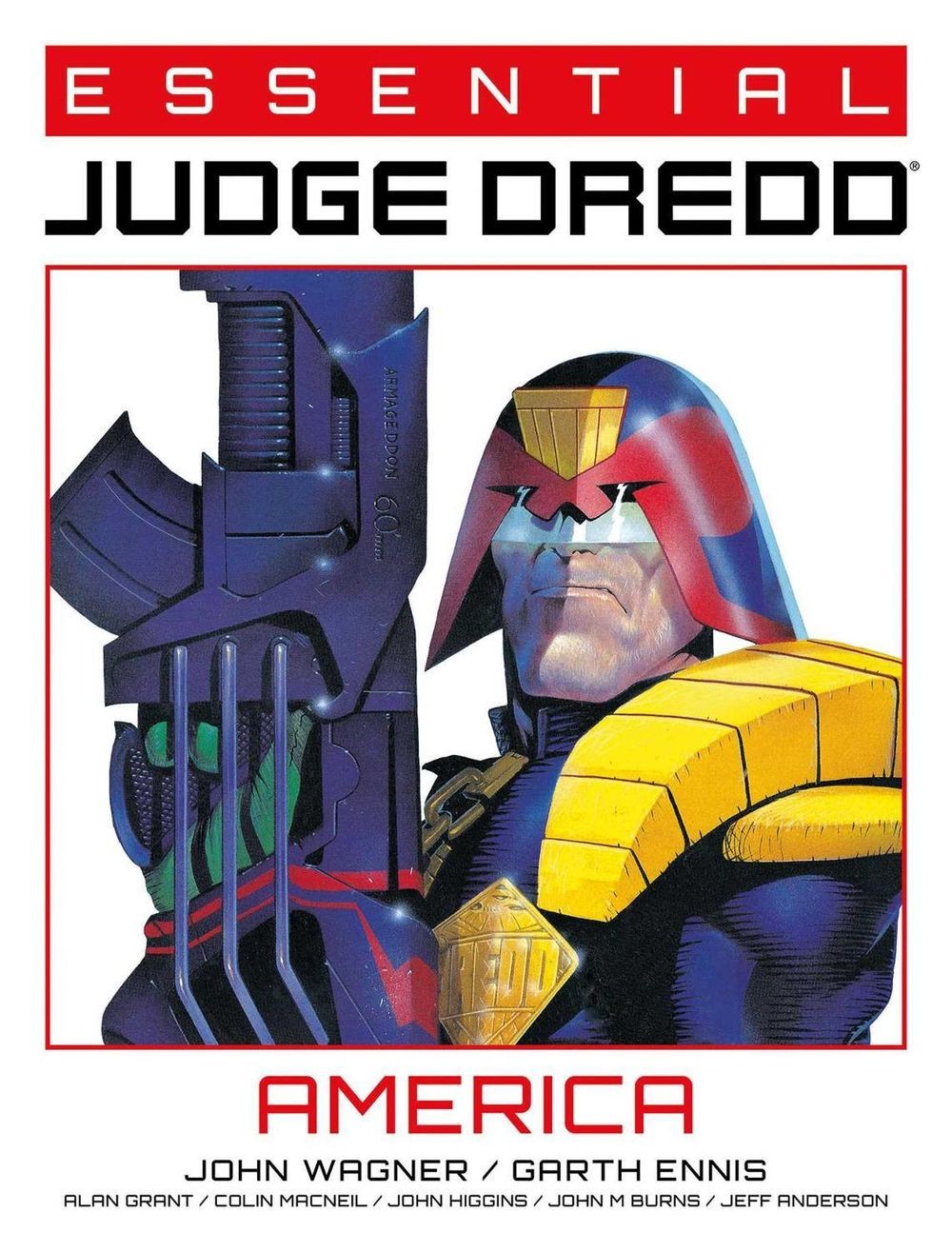 Essential Judge Dredd: America by John Wagner (English) Paperback Book