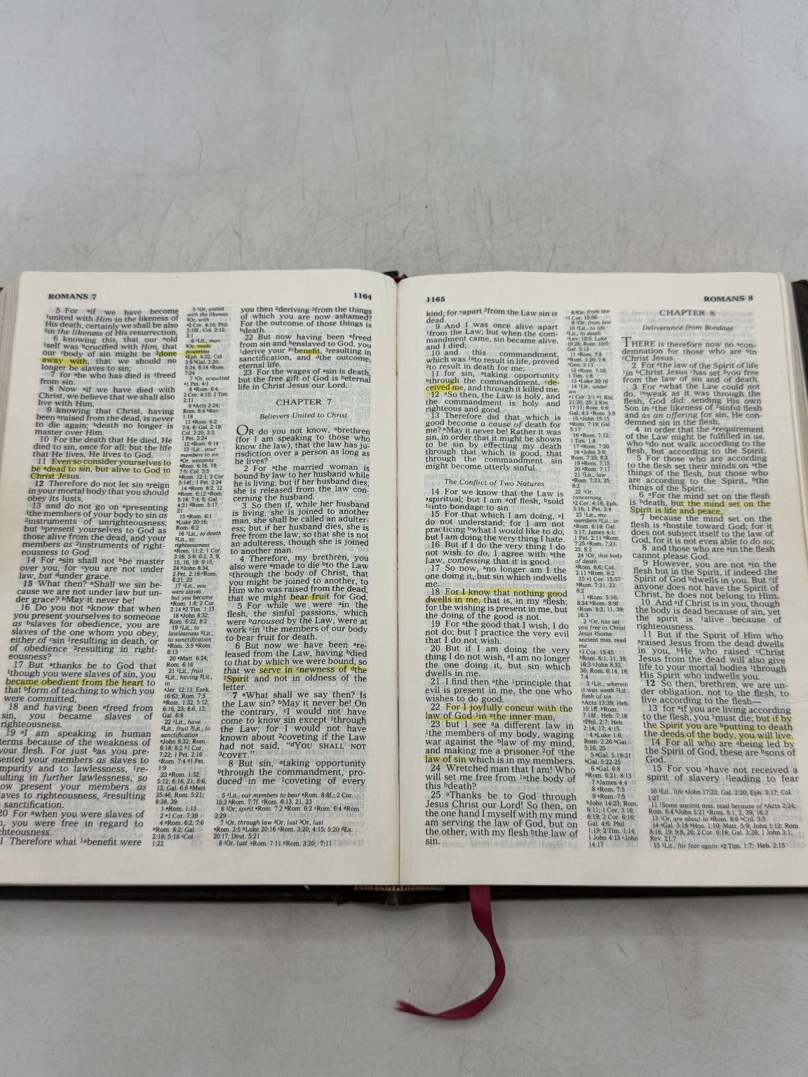Master Study Bible NASB 1981 Holman Bible Publishers Red Letter Edition