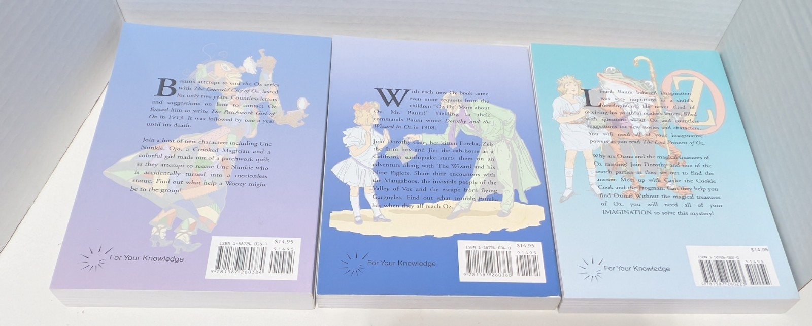 Lot of 14 The Wizard of Oz Sequel Series Paperback Books by L. Frank Baum
