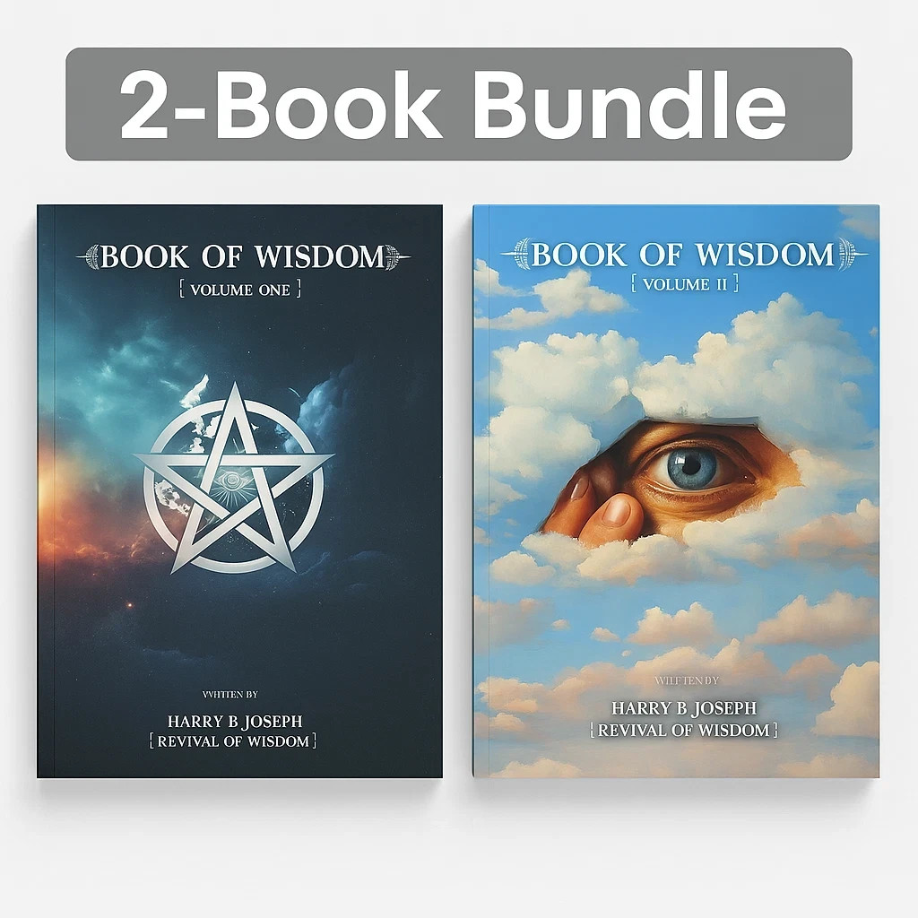Book of Wisdom Volumes 1 & 2 by Harry B. Joseph (Paperback 2-Book Spiritual Set)