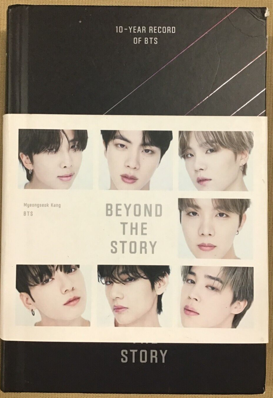 Beyond the Story: 10 Year Record of BTS (Hardcover) Slight Cover Damage NEW
