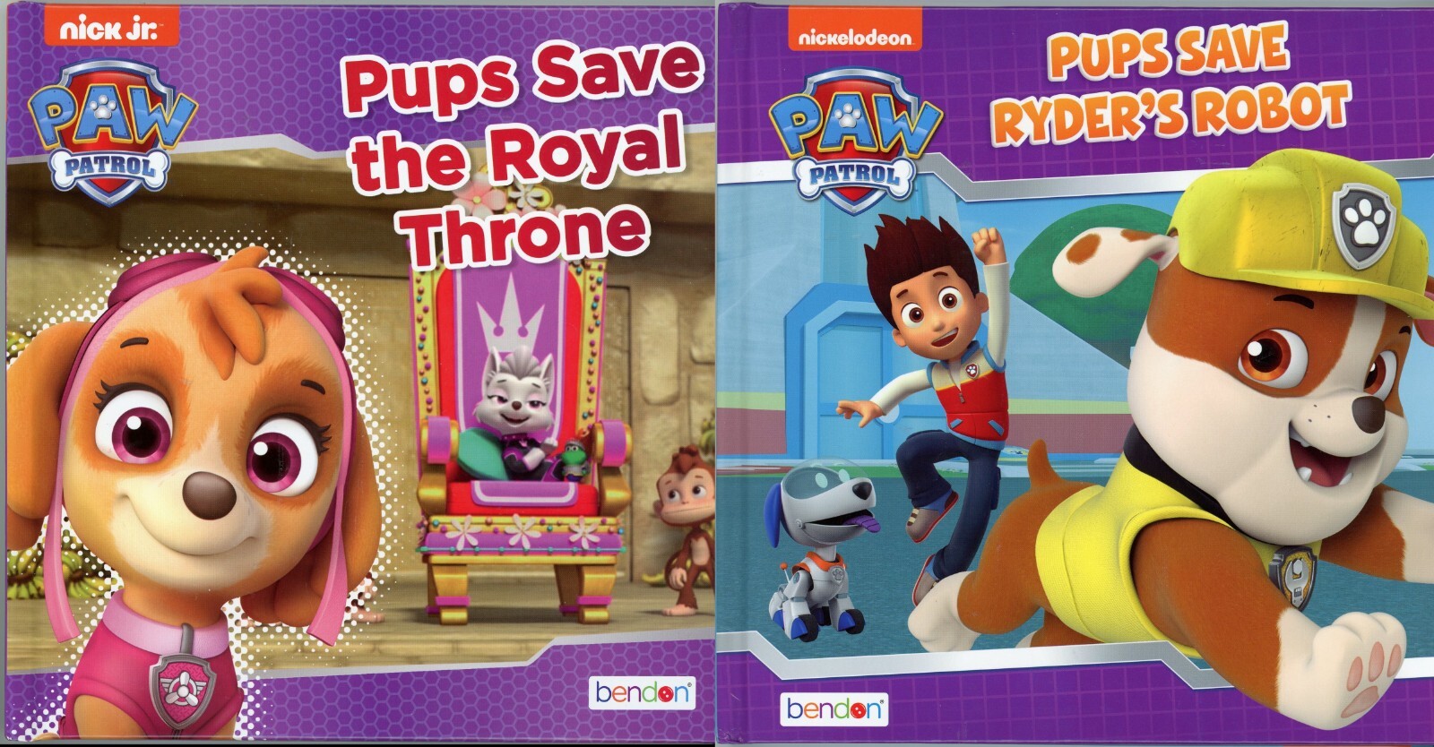 Nickelodeon Paw Patrol Lot of 2 Hardcover